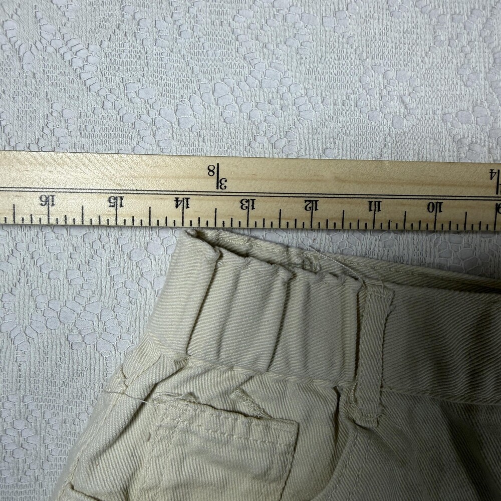 Love Tree Denim Shorts Womens Large White High Rise Distressed Cutoff Frayed Hem - Picture 5 of 9